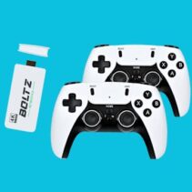4K Compact Game Stick with Premium Dual Wireless Controllers
