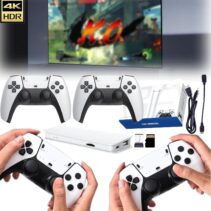 4K HDR Slim Gaming Console with Wireless Multiplayer Controllers