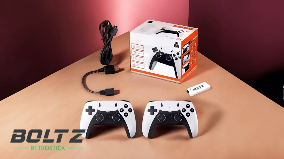 Premium Retro Stick Console with Dual Wireless Controllers