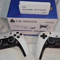 M15 Plus 4K Game Stick with 40,000 Games and Wireless Controllers
