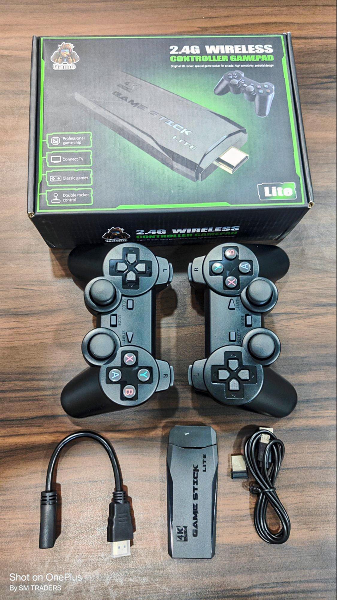 Game Stick Lite 4K Wireless Console — Complete Connection Bundle