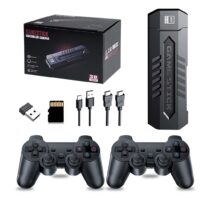 GameStick 3D — Industrial 4K Console with Dual PS2-Style Controllers