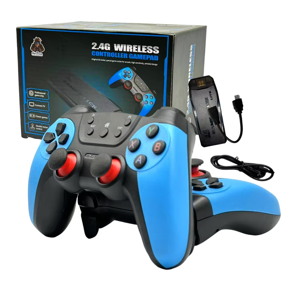 Premium Wireless Switch-Style Pro Controller — Blue Edition