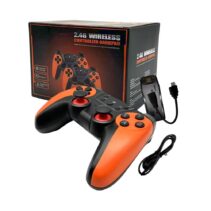 Premium Wireless Switch-Style Pro Controller — Orange Edition