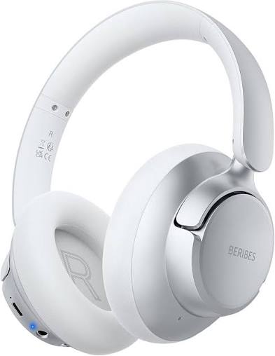 Premium Wireless Over-Ear Bluetooth Headphones — Pearl White