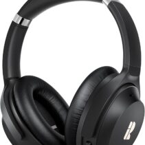 Premium ANC Wireless Headphones — Obsidian Black with Chrome