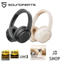 Hi-Res Audio Wireless Headphones — Available in Black or Cream