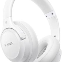 Premium ANC Over-Ear Wireless Headphones — Pure White