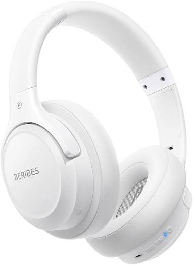 Premium ANC Over-Ear Wireless Headphones — Pure White