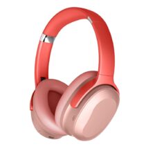 Coral & Pink Two-Tone Wireless Over-Ear Headphones